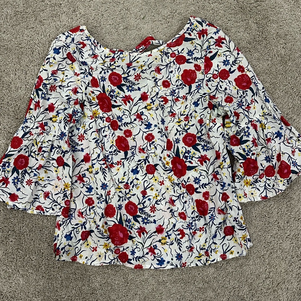 J Crew floral top!